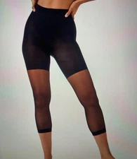 Spanx Sara Blakely Chico's Footless Bodyshaping Pantyhose BLACK SZ 1