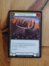 FLESH & BLOOD: Warmonger's Recital   MON300 Yellow 