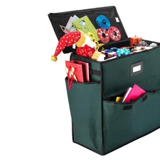 Wrapping Paper Storage Center - Portable Gift Wrap Station to Stow and Organize