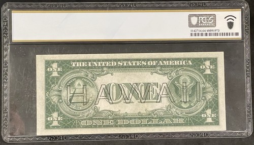 1935 $1 Fr. 2300 Hawaii PCGS 64 & 65 EPQ (5) Consecutive Notes. Free Shipping. - Picture 5 of 11
