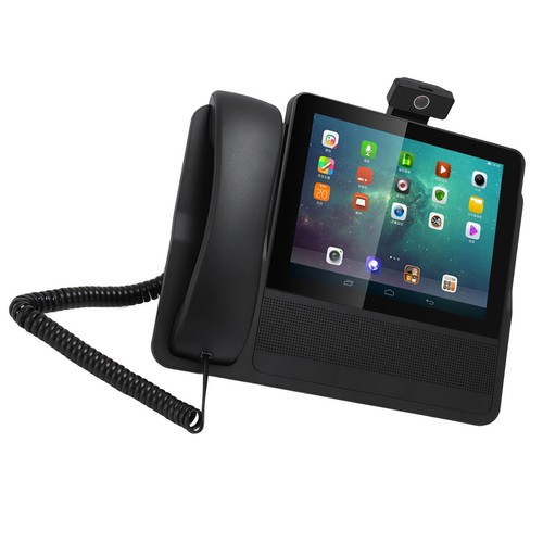 US Plug Smart Video IP Phone 8in Touch Screen WiFi BT 6 SIP Lines 2MP Camera Hot - Picture 6 of 23