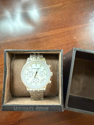 Michael Kors Ritz Silver Chronograph Watch MK5020