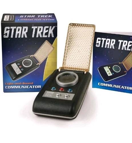 Star Trek Sprachkommunikator mit Licht und Sound Neu Originalverpackt Elektronisch