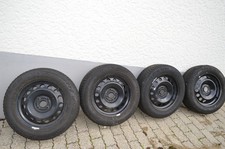 4 Winterräder 205 60 R16  16" Stahlfelgen , gefahren  FORD ECCO Sport