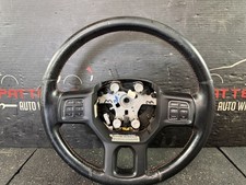 13-16 Dodge Ram 1500 Leather Wrapped Steering Wheel W Red Stitching 13-16 Dodge Ram 1500 Leather Wrapped Steering Wheel W Red Stitching