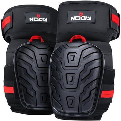 Professional Knee Pads for Work for Men   Adjustable Thigh and Shin Straps, H...
