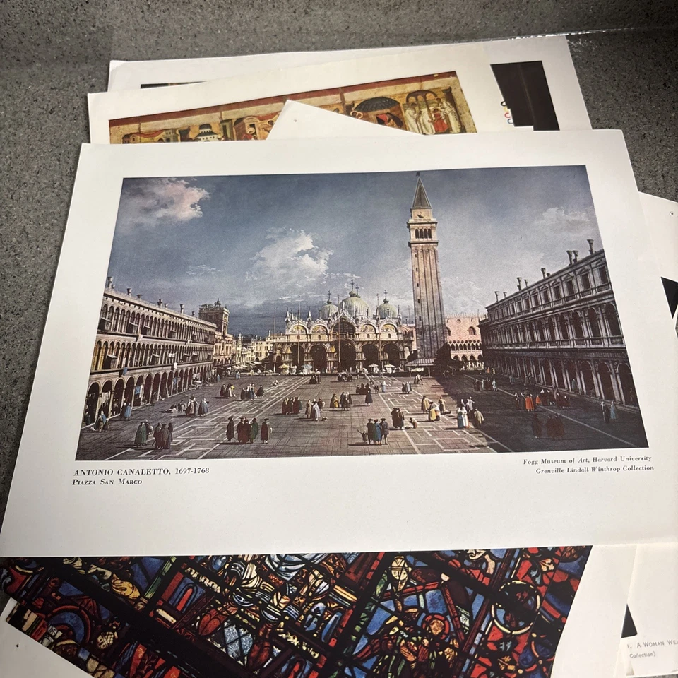 Lote 18 impresiones de tamaños mixtos Galería Nacional de Arte de Estados Unidos DC artistas clásicos Foto 4 de 4