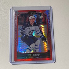 Neal Pionk Red Prism /199 2021-22 O-Pee-Chee Platinum Hockey #74