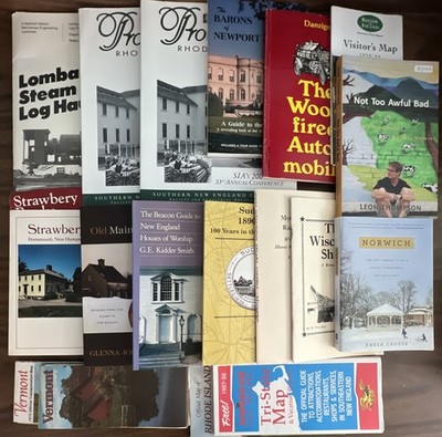 New England Books, Pamphlets, Maps ,Guides Vermont Maine Rhode Is New Hampshire