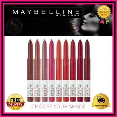 Maybelline Lipstick Superstay Matte Ink Crayon New Choose Your Shade - New - - Image 1 of 4