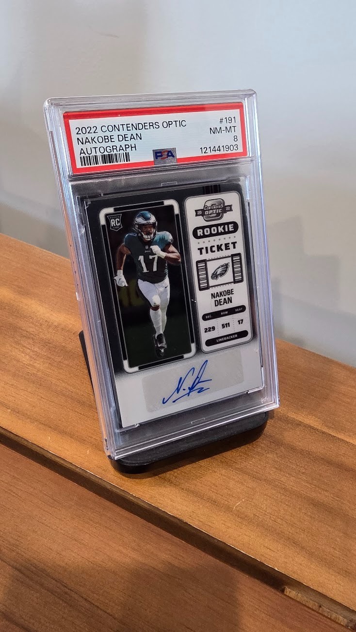 2022 Panini Contenders Optic - Rookie Ticket Autographs Nakobe Dean #191 (AU,...