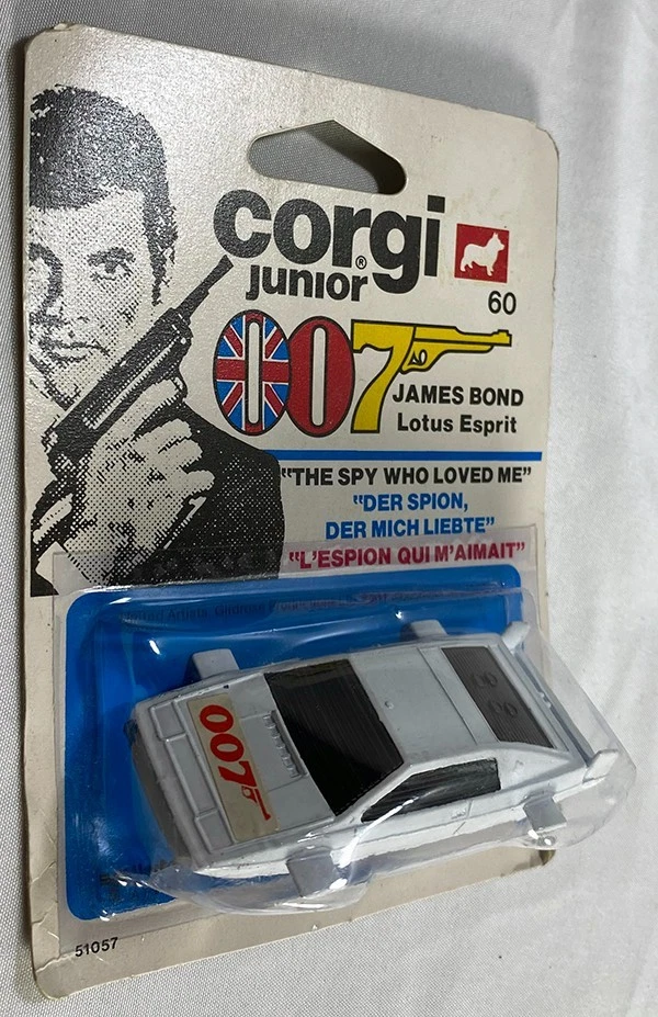 1976 METTOY CORGI JUNIOR #60 LOTUS ESPRIT JAMES BOND The Spy Who Loved Me - NEW - Image 4 of 4