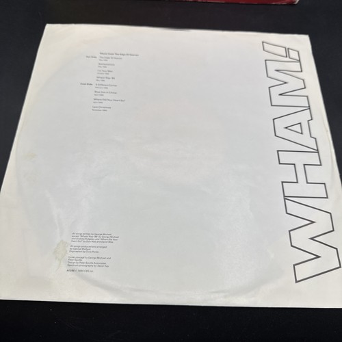 12" LP EX Wham! Music From The Edge Of Heaven 1986 Columbia Repress OC 40285 - Picture 13 of 24