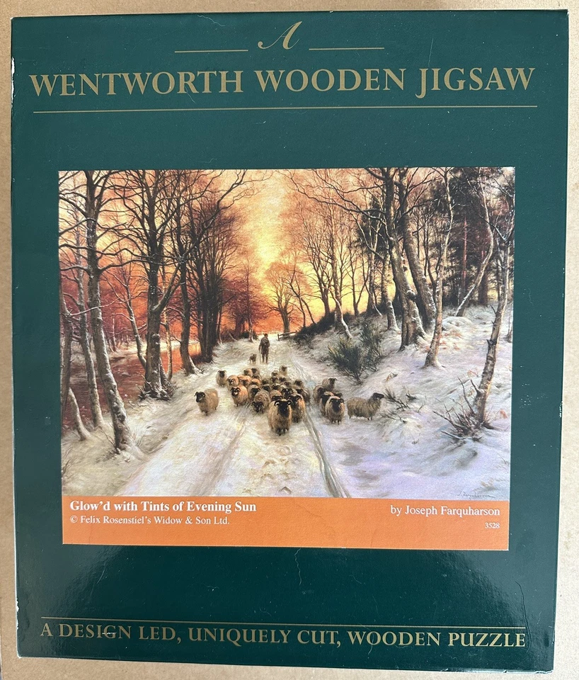Wentworth wooden  1000 piece Jigsaw “Glow’d with Tints of Evening Sun”. - Image 2 of 4