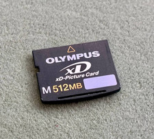 Card for Olympus Olympus 512 MB xD-Picture Card Type M Made in Japan TESTED