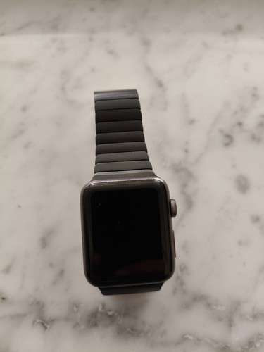 Apple watch serie 3 - 43mm - Aluminium noire bracelet métal - GPS & LTE - Photo 5/5