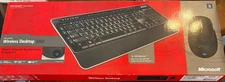 Microsoft Wireless Desktop 3000 Keyboard & Mouse Bluetrack Technology W/ Dongle