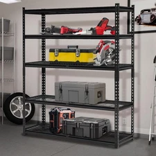 5 Tier Adjustable Storage Shelving Shelves Rack Shelf Unit 60" L x 24" W x 72" H