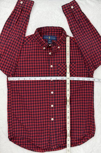 Ralph Lauren & J Crew Crewcuts Boys Sz 8 Long Sleeve Button Down Shirt Set - Picture 6 of 15
