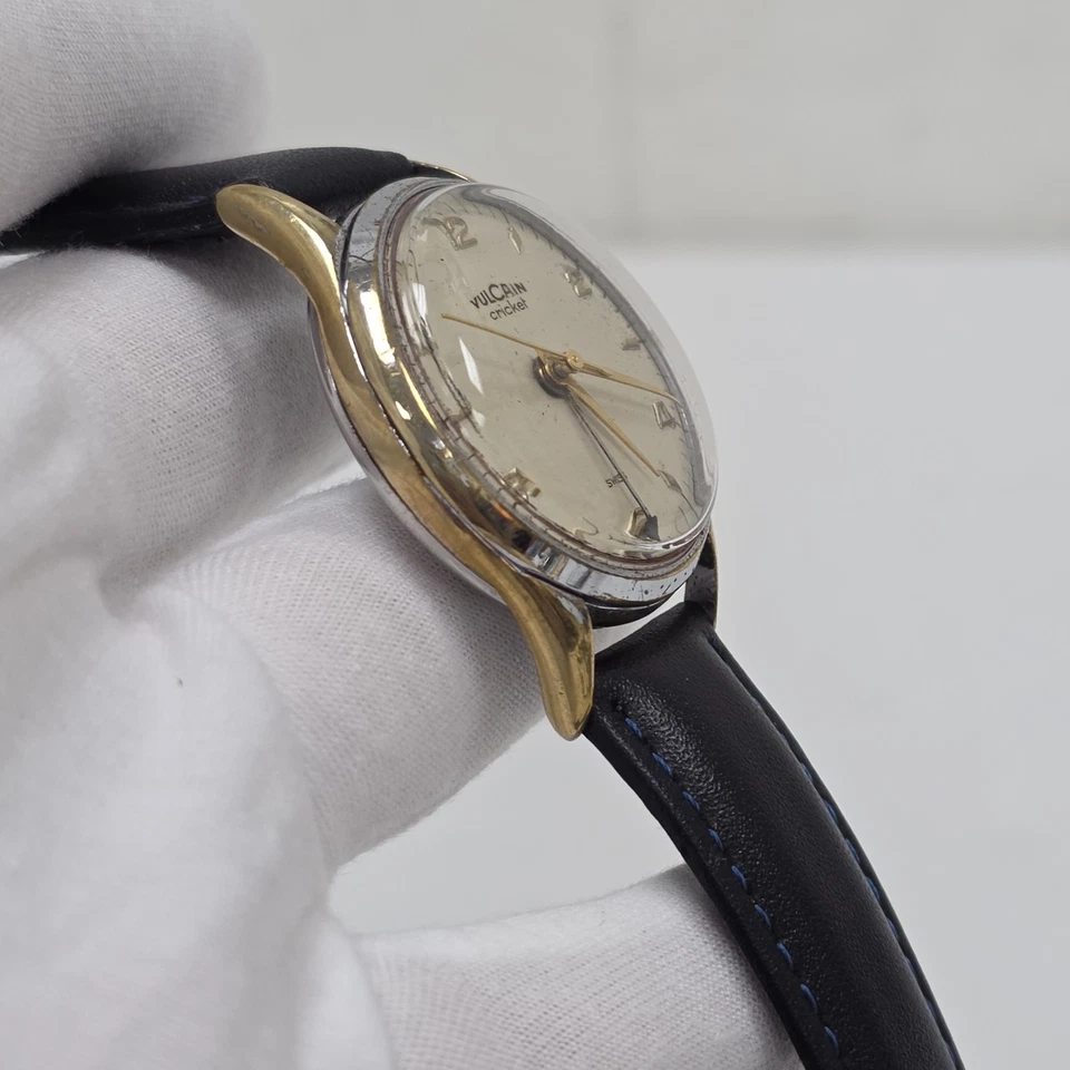 DE COLECCIÓN VULCAIN ALARMA DE CRICKET GRAN PREMIO SUIZO 17 JOYAS CAL 120 305010 Funciona Foto 4 de 4