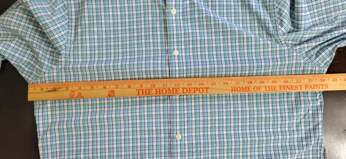 Camicia UNTUCKit Torciano Performance con bottoni L/S a quadri casual elasticizzata uomo XL - Foto 8 di 15