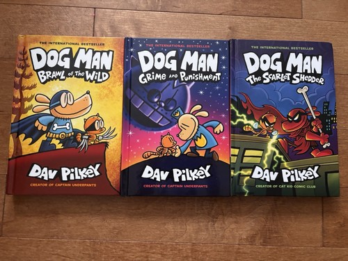 Dog Man Book Set Lot