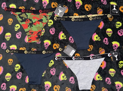 Ethika Womens Panties size Small New with Tags "Brazilian Cheeky" 4 pair bundle - Picture 2 of 5