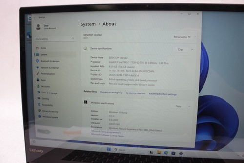 Lenovo Yoga 720-15IKB 15,6" TOUCH FHD i7-7700HQ 2,8 GHz 8 GB 240 GB SSD - Foto 2 di 10