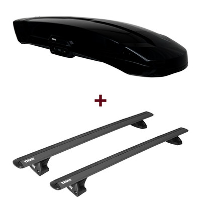 Dachbox Thule Vector L + Dachträger Thule WingBar EVO für BMW 5er Touring G31