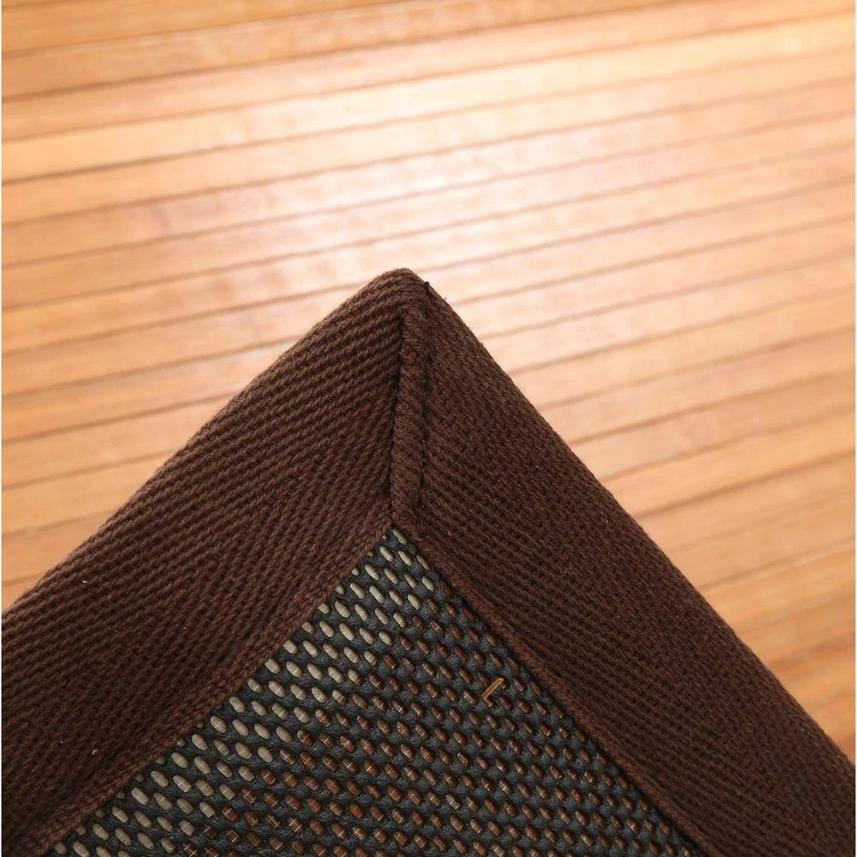 Alfombra contemporánea marrón chocolate 4 pies X 6 pies Foto 3 de 4