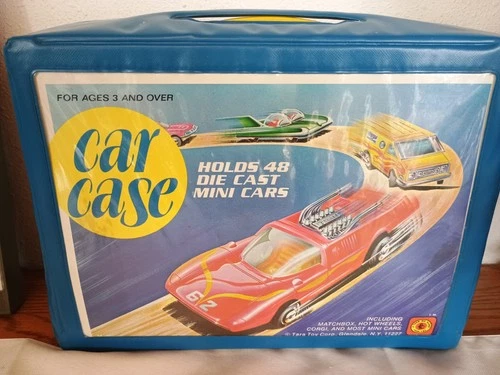 Vintage Tara Toy Corp. Car Carrying Case 48 Cars-/Holds Matchbox Hot Wheels