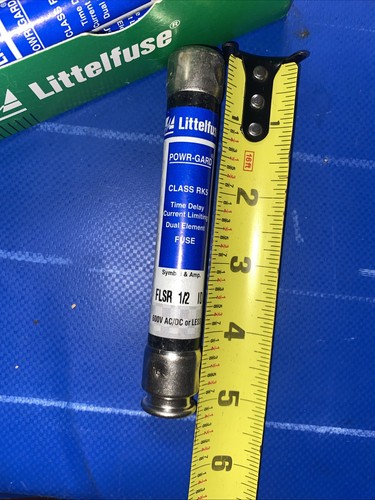 Littelfuse FLSR-1/2-ID Dual-Element Fuse, Class-RK5, 0.5A, 600V Box Of 10 - Picture 5 of 7