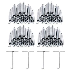 Xcceries 80PCS 7" Trampoline Springs Heavy Duty Galvanized Steel Replacement