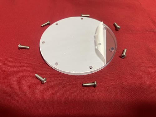 Yamaha Banshee ATV Stator Cover Replacement Clear Lens And Billet Metal Cap - Picture 3 of 3