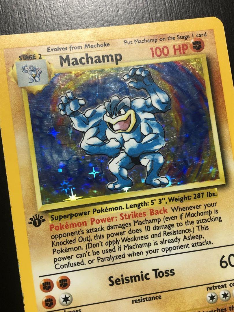 Kairiky Machamp English Version Pokemon Card Old Back | eBay Kairiky Machamp English Version Pokemon Card Old Back | eBay