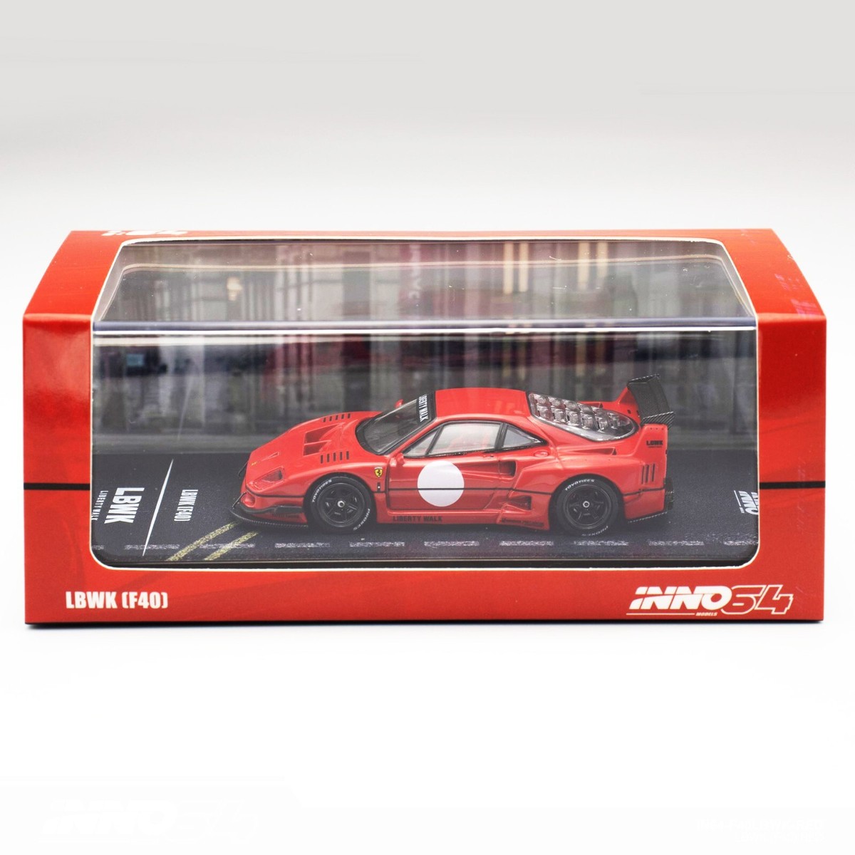 INNO64 LIBERTY WALK LBWK FERRARI F40 F40 RED SEALED | eBay