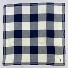 Vintage Yves Saint Laurent Handkerchief Pocket Square Bandana Neckerchief