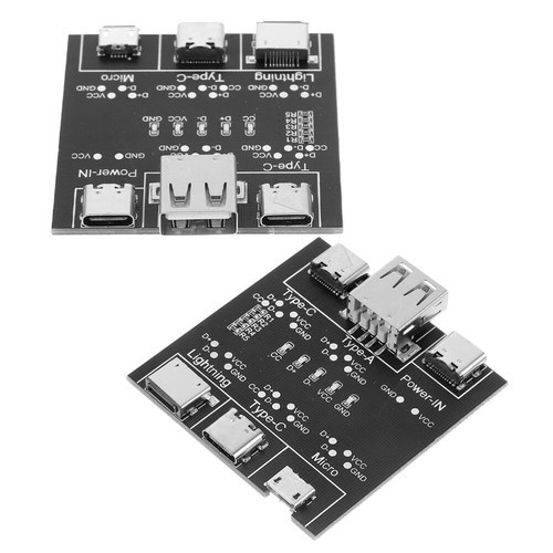 2Pcs USB Cable Tester Convenient Cable Testing Board Portable USB Cable Testing - Afbeelding 4 van 12