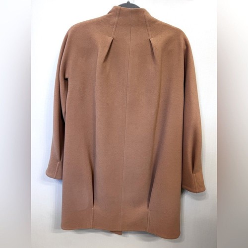 Anne Klein Wool and Cashmere Button Topper Coat Women's Size Medium - Picture 2 of 10