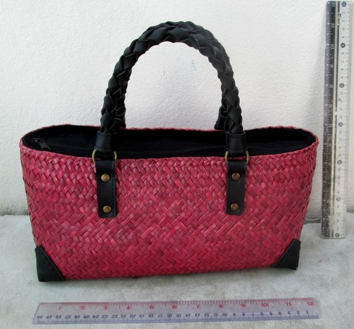 NEW Papyrus Handbag w/ Leather Straps Light Weight - Picture 2 of 5