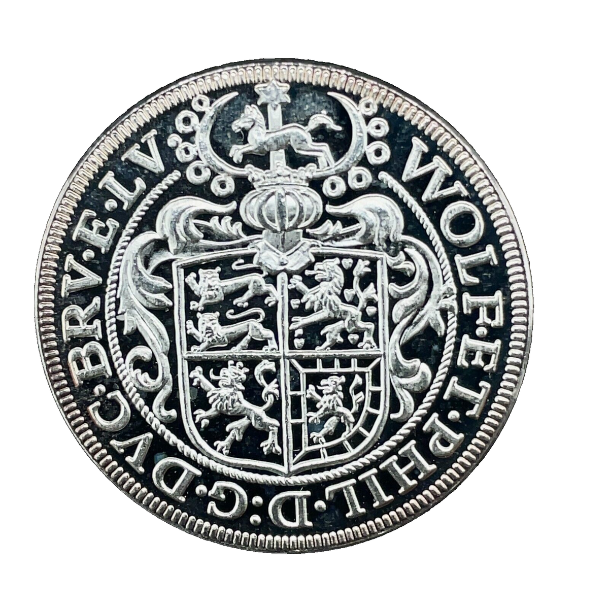 German State BRUNSWICK-WOLFENBÜTTEL 1/6 Thaler 