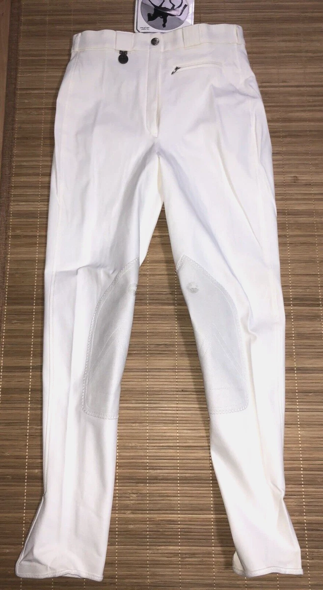 PIKEUR PRINCESSE Turnierreithose Damen Kniebesatz weiss 80 40 44 SCHOELLER 119€