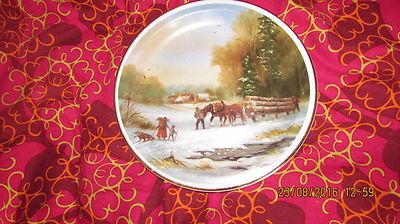 Charms of Country Life Sammlerteller - 'Day's end', bemalt von E. Paetz-Kalich