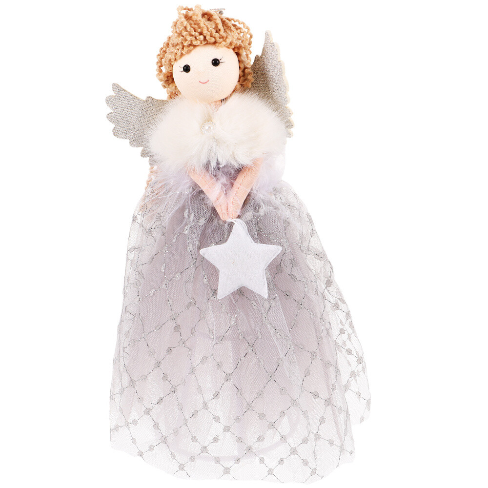 Candy Christmas Tree Topper Gold Angel Decoration Star (gold)