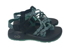 Chaco ZX/2 Classic Sports Hiking Sandal Womens 5 Green Toe-Loop Strappy J105490