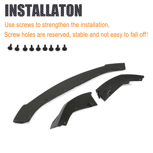 Labio delantero de carbono parachoques delantero labio del alerón se adapta a BMW G80 M3 G82 G83 M4 - Imagen 11 de 12