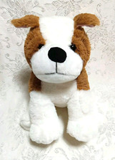 The Bear Factory Brown White English Bulldog Realistic Stuffed Animal
