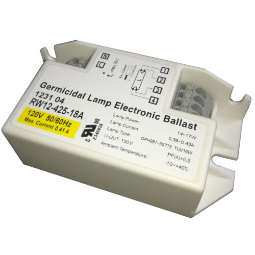 RW12-425-18A 120V 18W Germicidal UV Lamp Electronic Ballasts for Lighting TUV16W - Zdjęcie 4 z 9