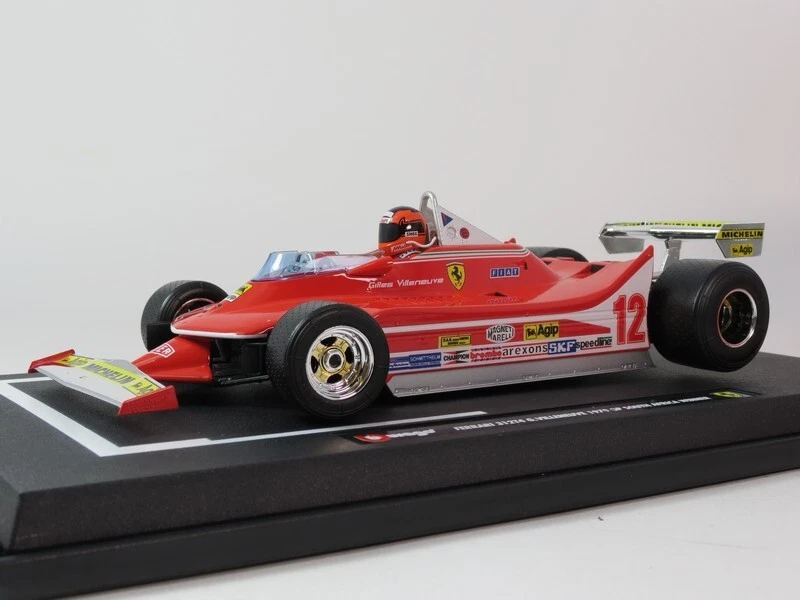 Burago Ferrari 312 T4 Villeneuve winner South African 1979 1/18 18-16814#12-SA - Immagine 2 di 4
