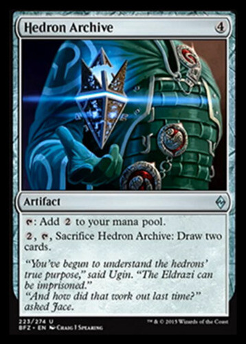 Hedron Archive NM, English MTG Battle for Zendikar - Picture 1 of 1